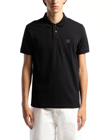 Polo en coton piqu� Boss