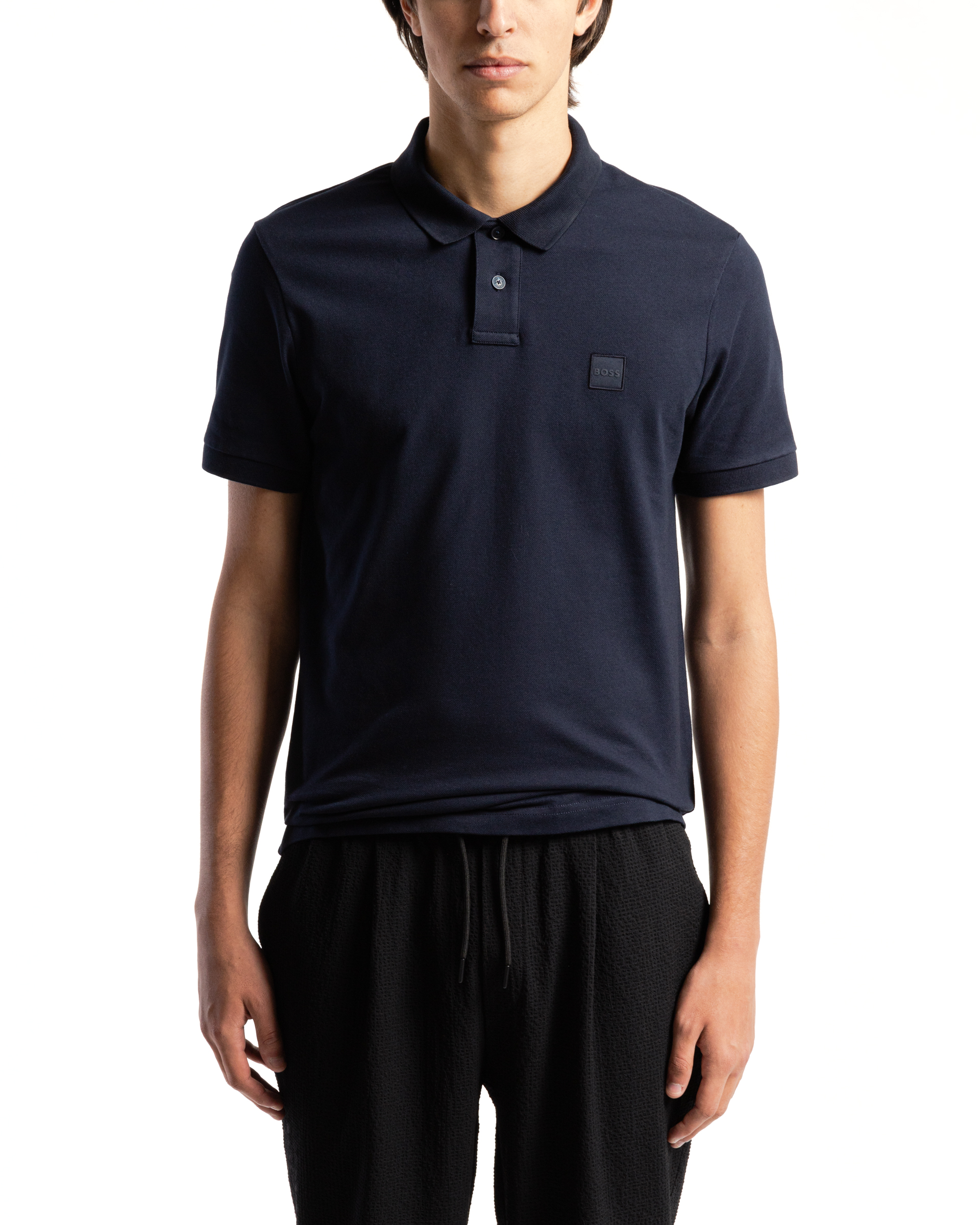 Polo en coton piqué Boss