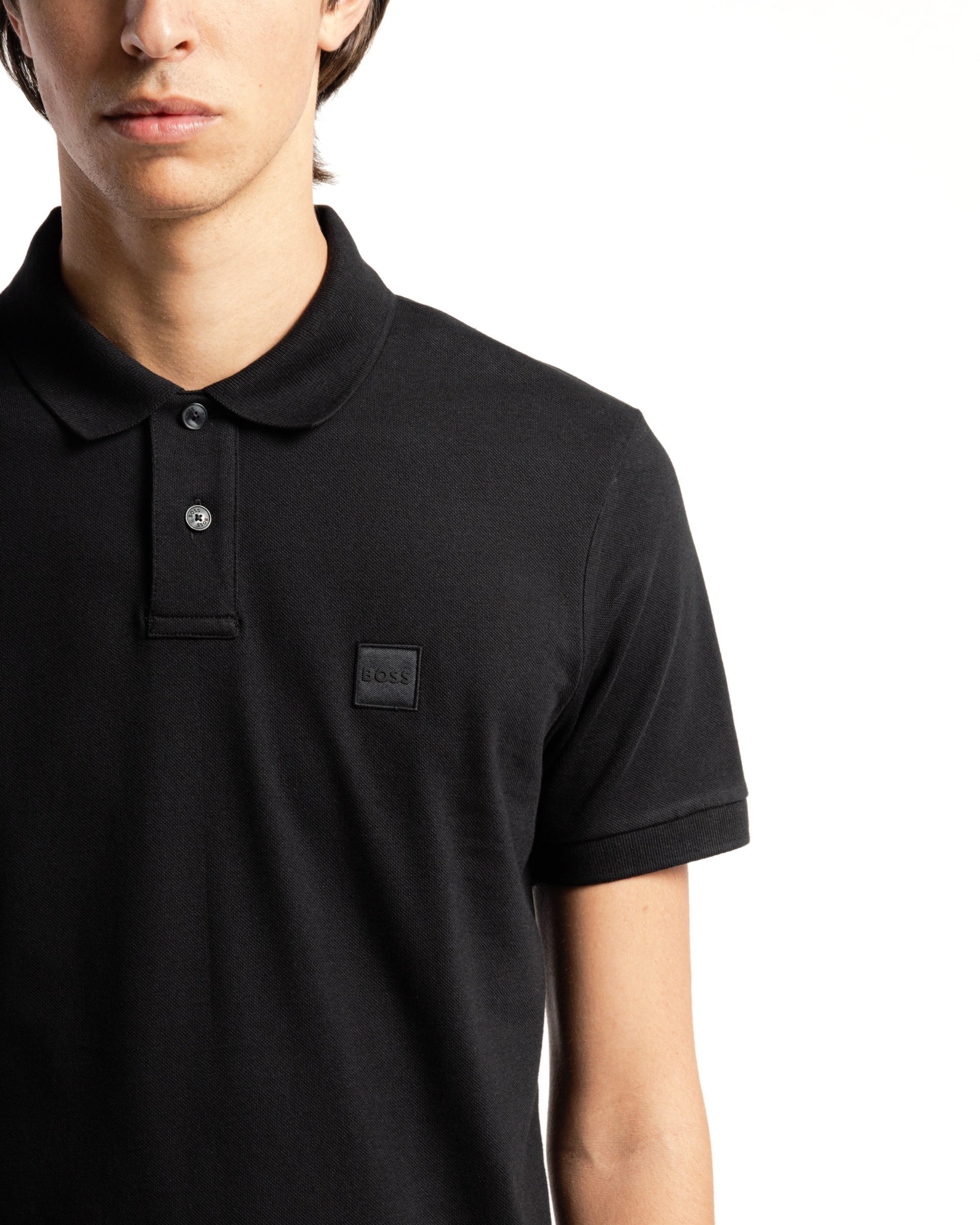 Polo en coton piqué Boss
