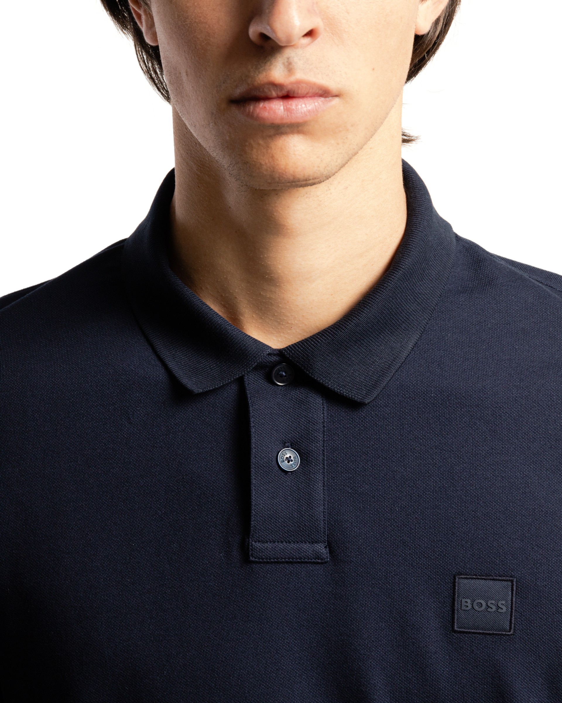 Polo en coton piqué Boss