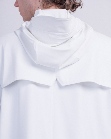 Parka impermeable larga Rains