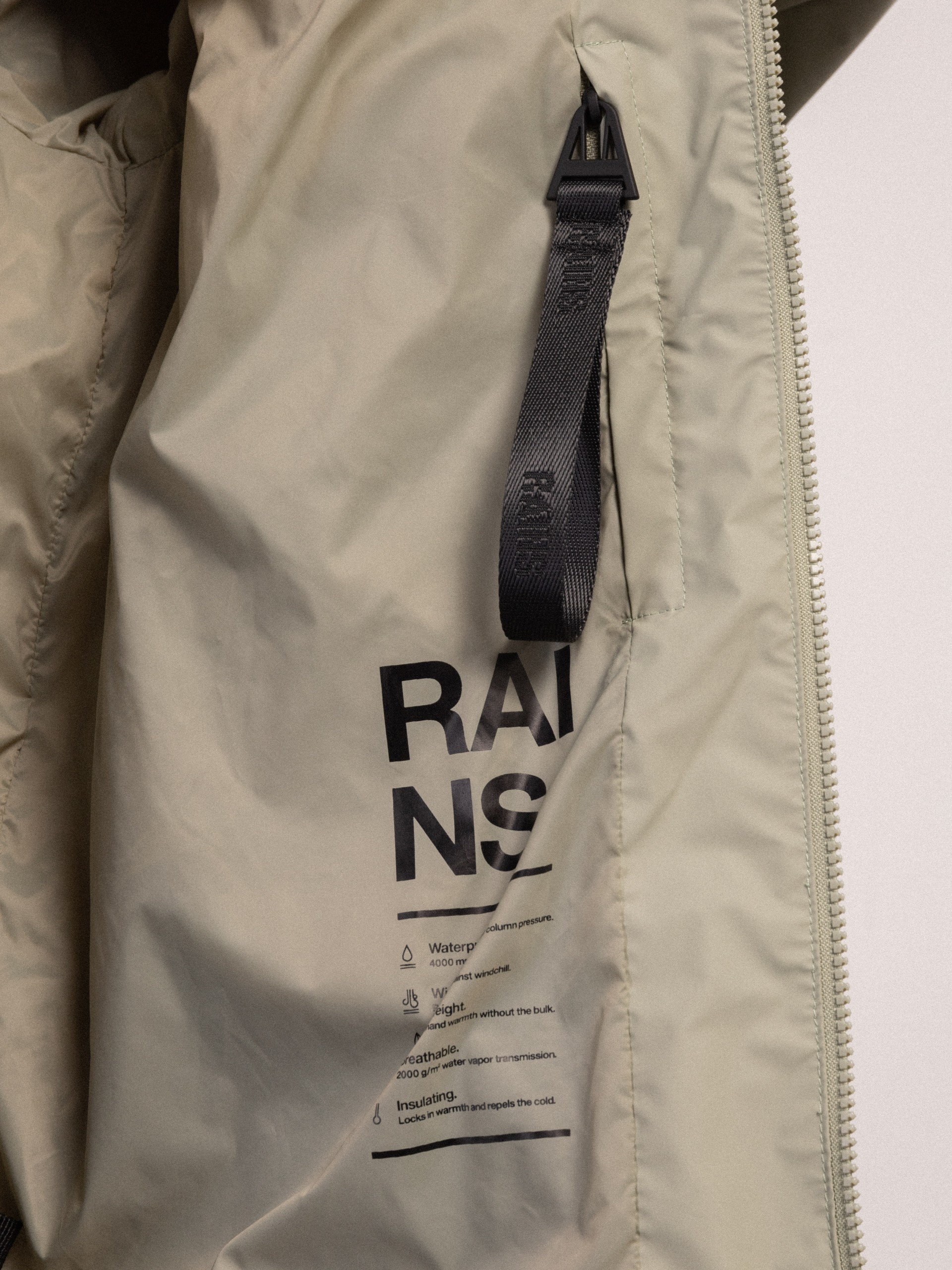 Blusão acolchoado Rains