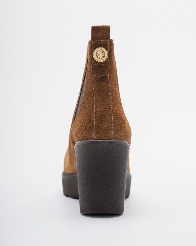 Botins de cunha PROF PF1185 Camel - 40-PF1185-04 | PROF