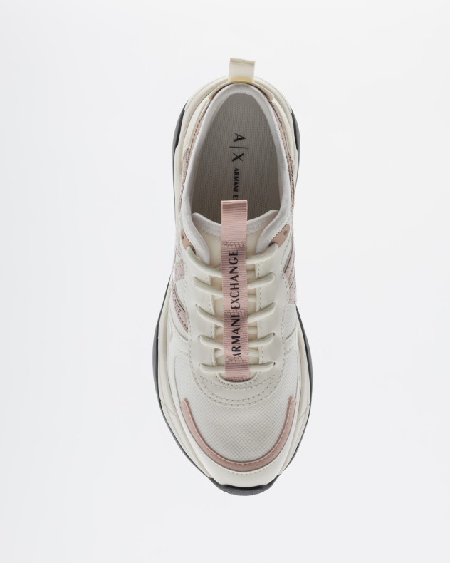 Baskettes blanches Armani Exchange