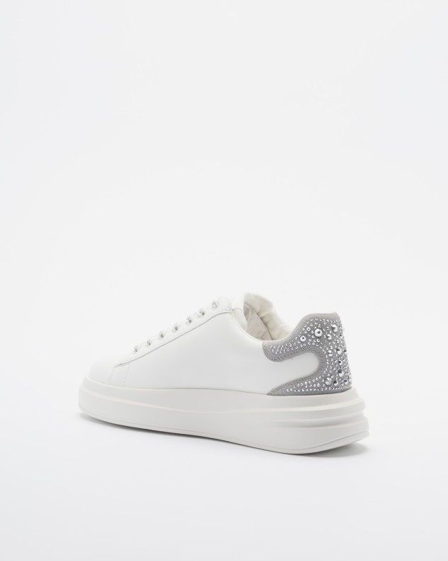 guess white sneakers womens