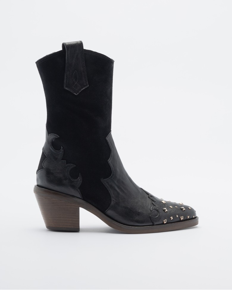 Stivali cowboy PROF F24275 Nero 44-F24275-01 PROF