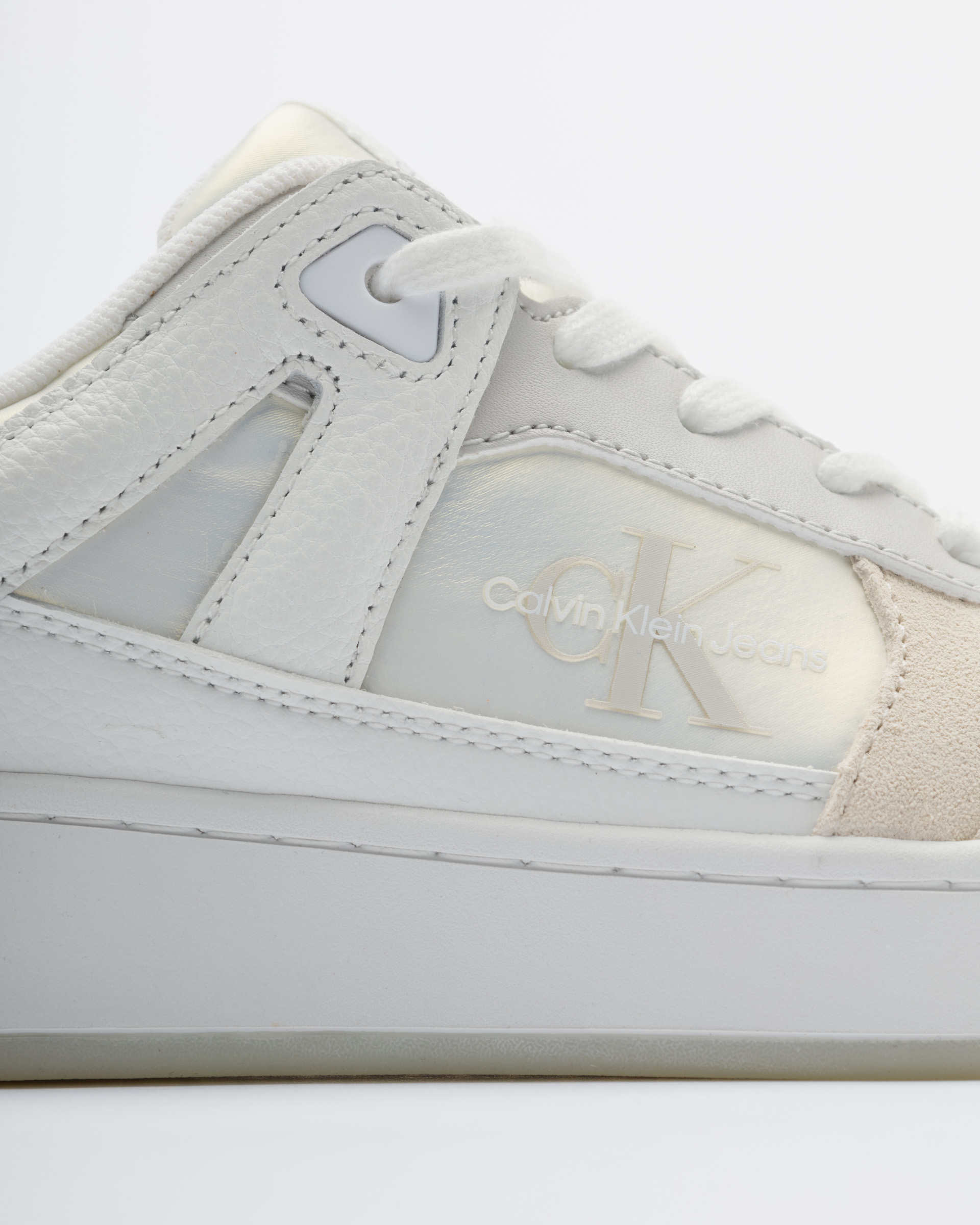 Baskettes blanches Calvin Klein Jeans