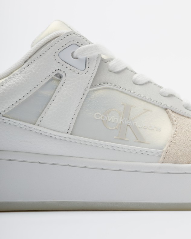 Witte sportschoenen Calvin Klein Jeans