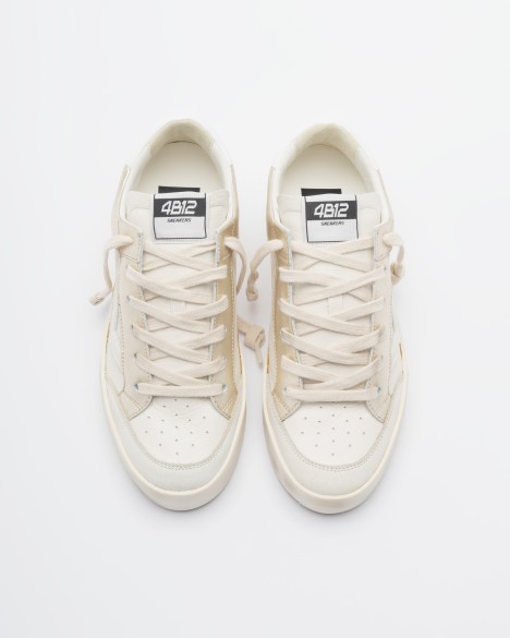 Witte sportschoenen 4B12 Witte sportschoenen 4B12