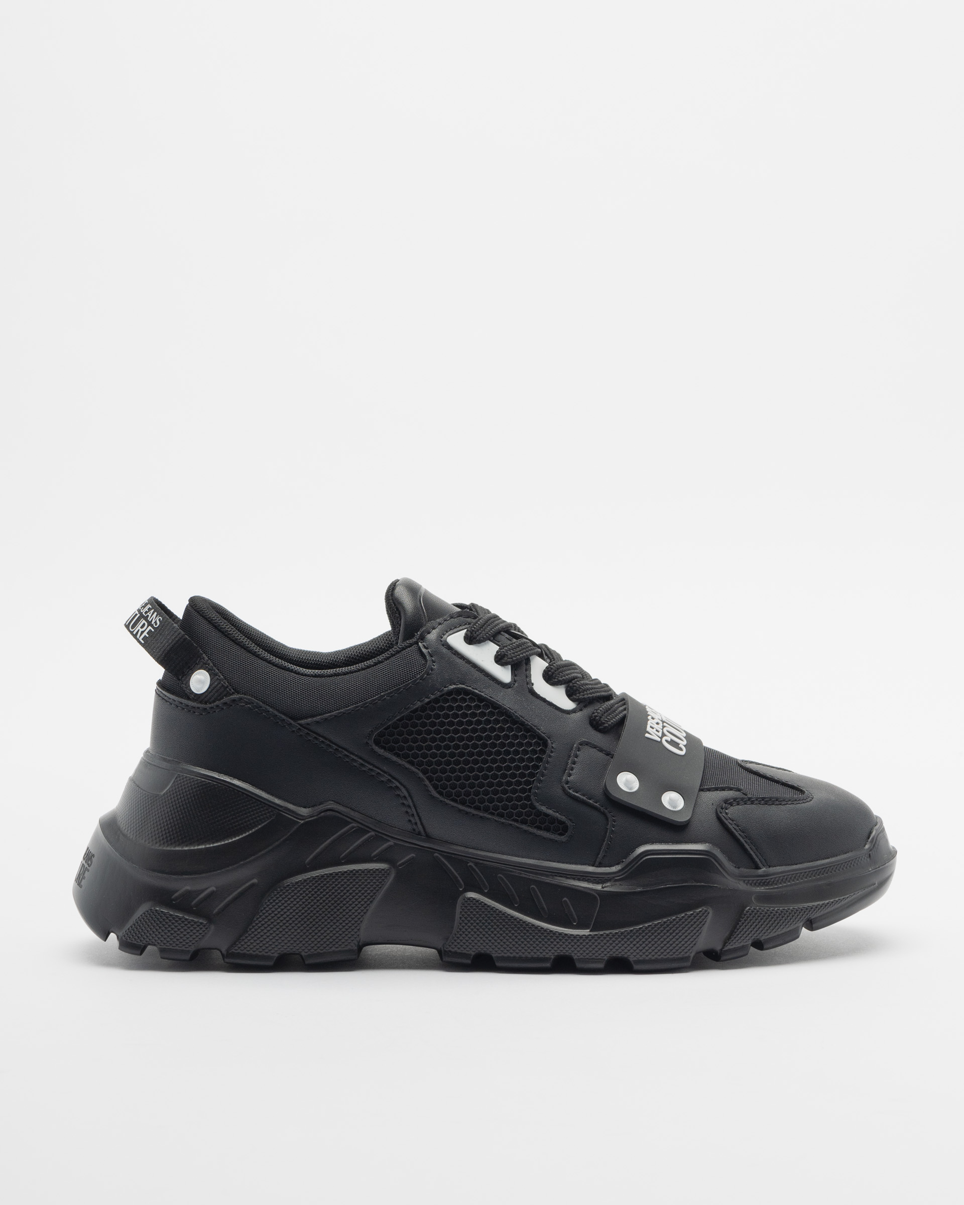 Scarpe nere versace discount