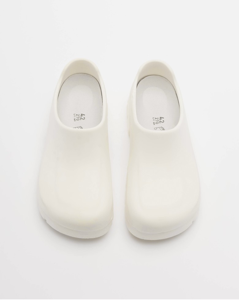 Birkenstock A 630 White Clogs - 16-10292H-00 - PROF