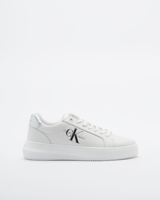 Witte sportschoenen Calvin Klein Jeans
