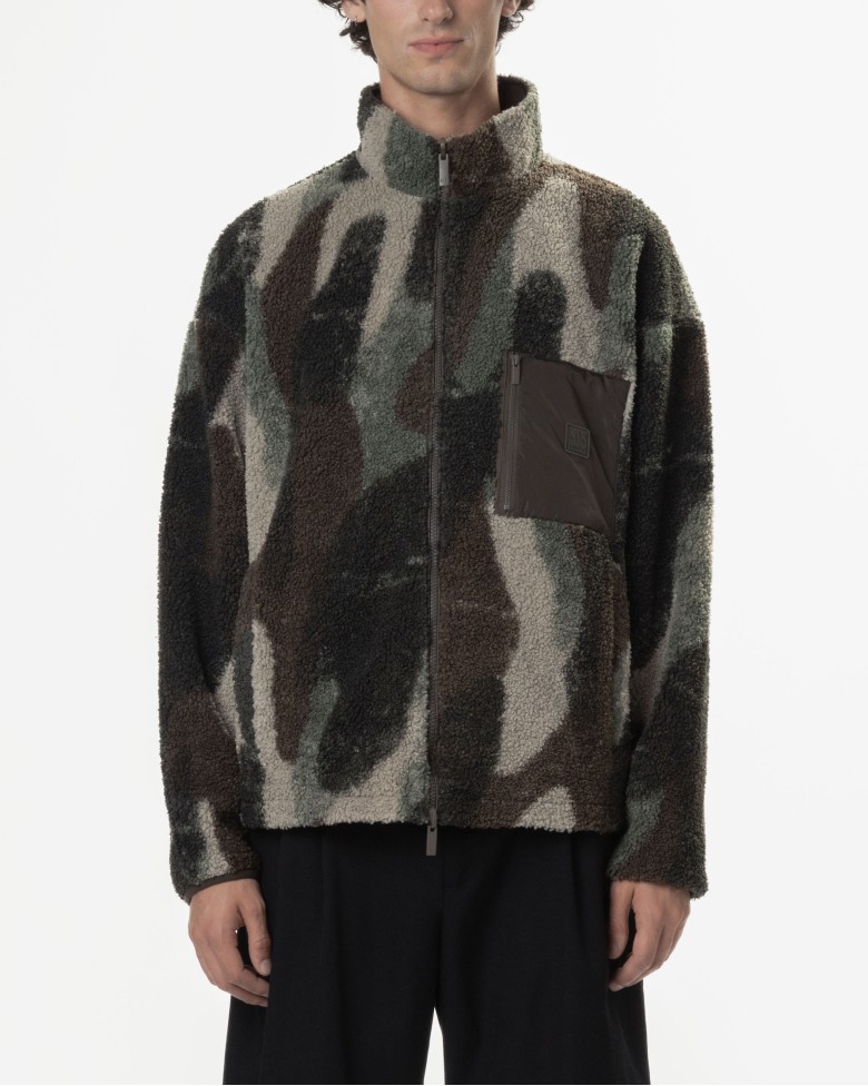 Veste doudoune reversible Armani Exchange 6DZBHA Vert