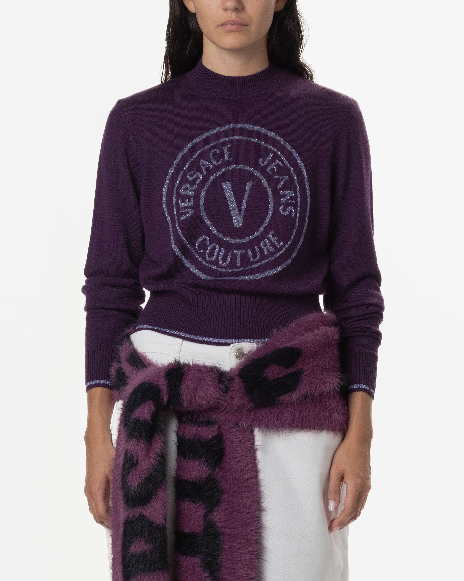 Versace Jeans Couture Cropped sweatshirt