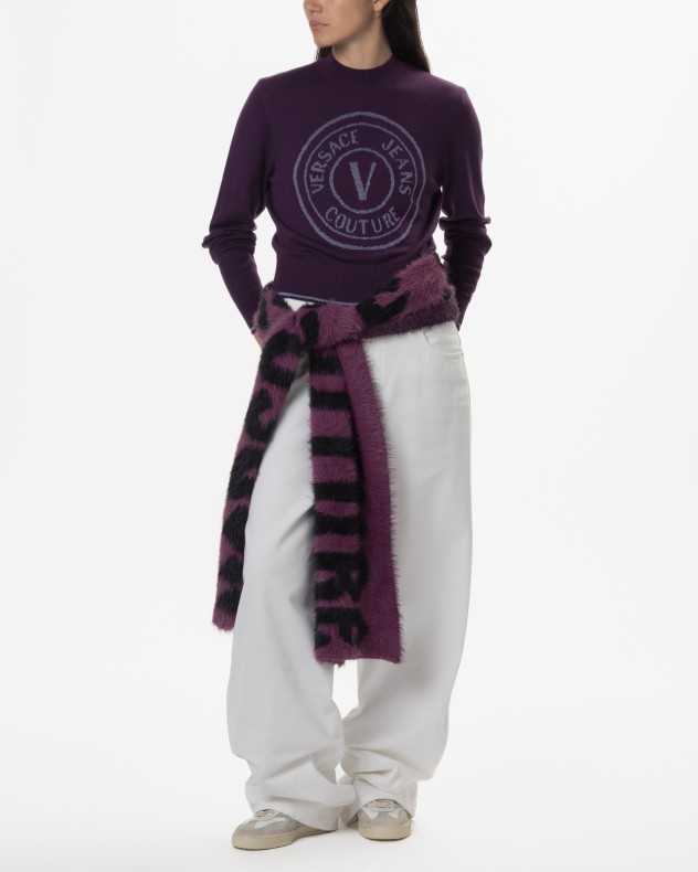 Camisola cropped Versace Jeans Couture