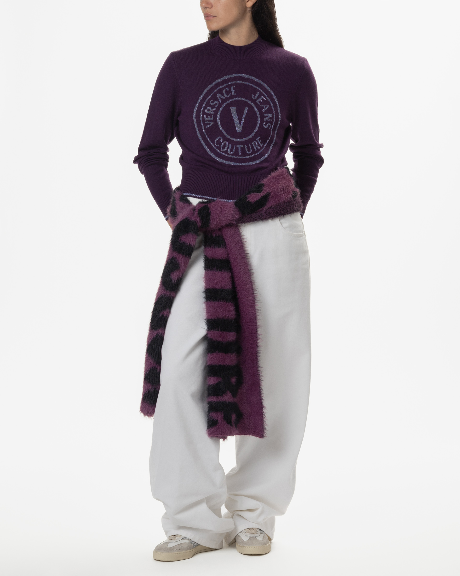 Versace Jeans Couture Cropped sweatshirt