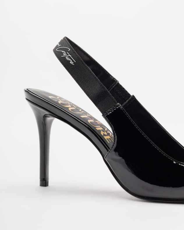 Sapato aberto atrás Versace Jeans Couture