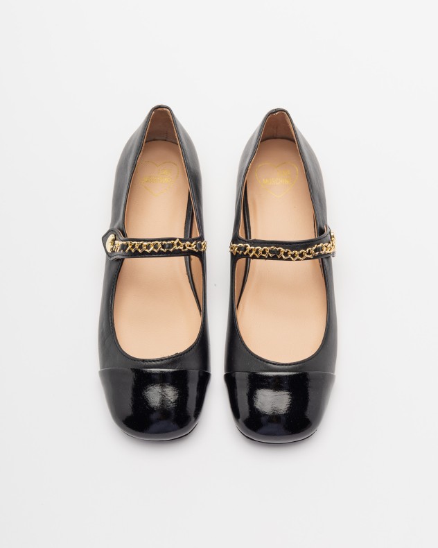 Platte schoenen Love Moschino