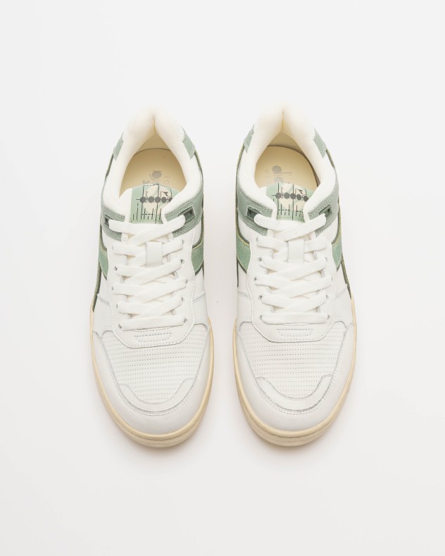 Baskettes blanches Diadora