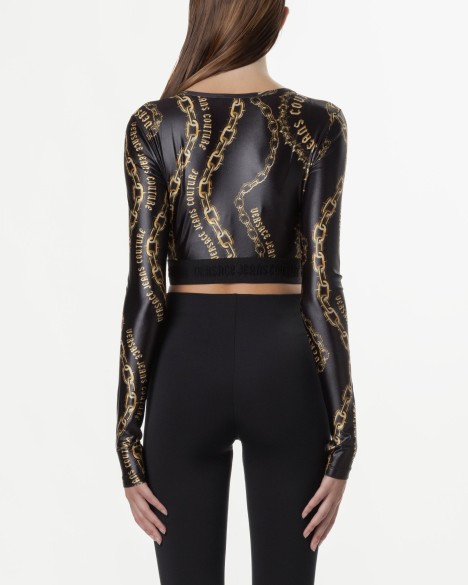 Camicia cropped Versace Jeans Couture Camicia cropped Versace Jeans Couture