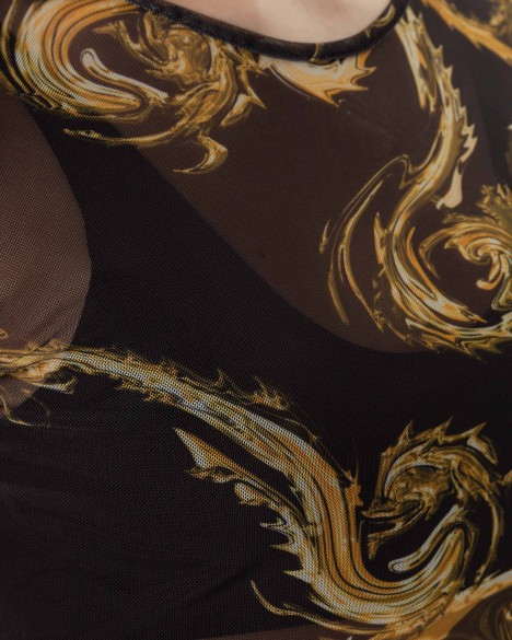 T-shirt Cropped Versace Jeans Couture