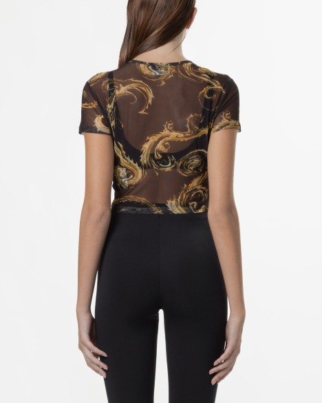 T-shirt Cropped Versace Jeans Couture