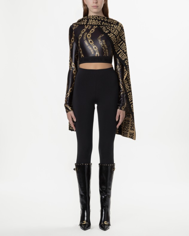 Camicia cropped Versace Jeans Couture