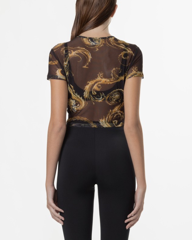 T-shirt Cropped Versace Jeans Couture