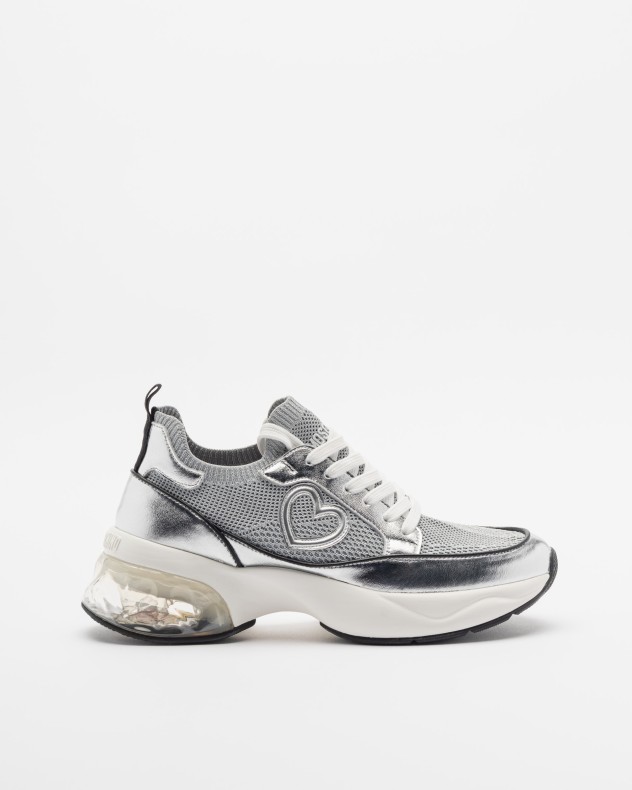 Love Moschino JA15416G0L Silver Sneakers - 143-J15416-31 | PROF Online ...