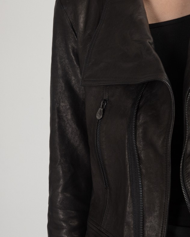 Veste cuir Le Ruemarcel