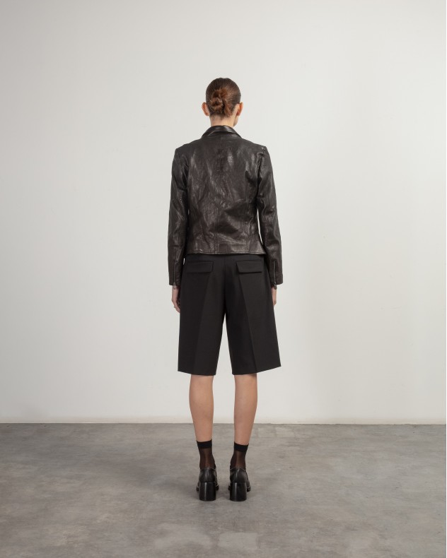 Veste cuir Le Ruemarcel