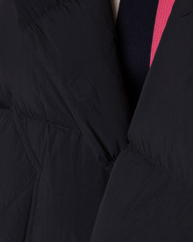 Lang gewatteerd jasje Blauer