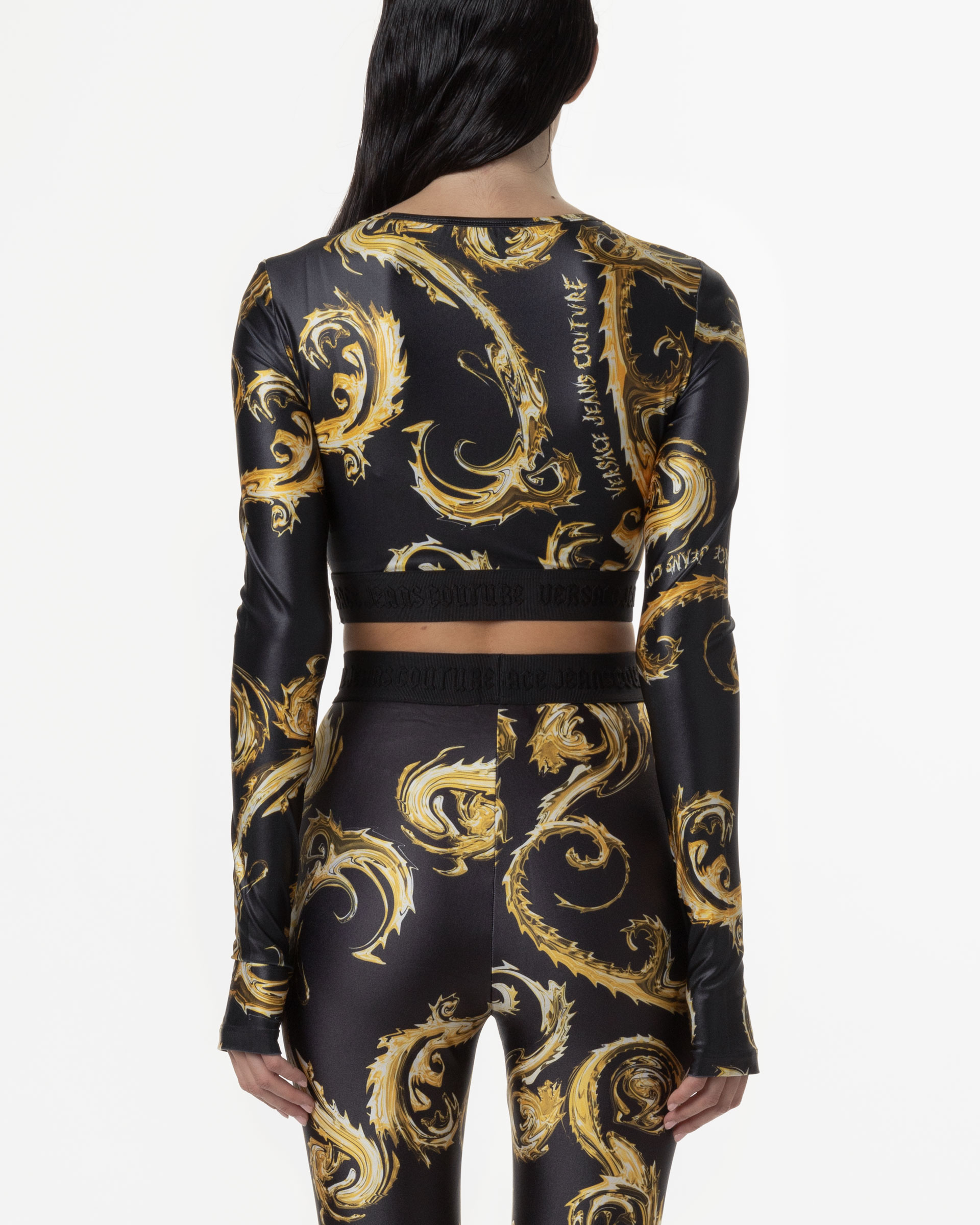 Camisola cropped Versace Jeans Couture