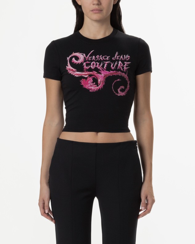 T-shirt Cropped Versace Jeans Couture