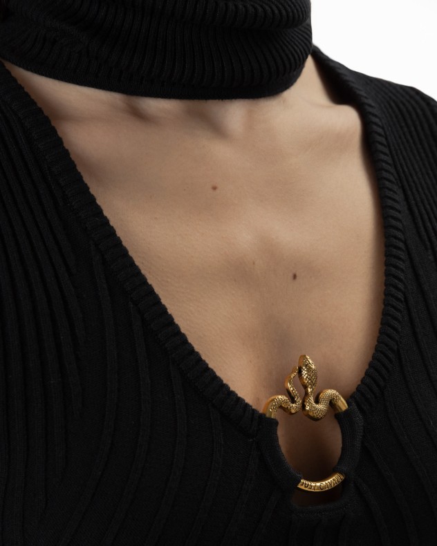 Mouwloze gebreide trui Just Cavalli