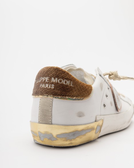 Baskettes blanches Philippe Model