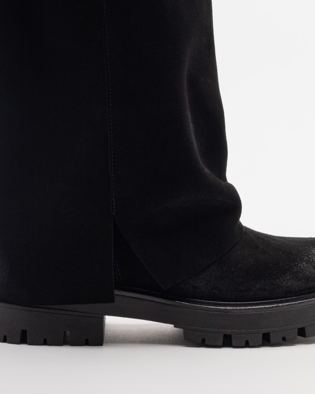 PROF RAMBO Black Knee high boots - 58-RAMBO-01 | PROF Online Store
