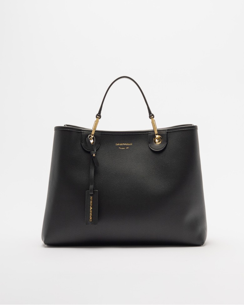 Armani black handbag hotsell