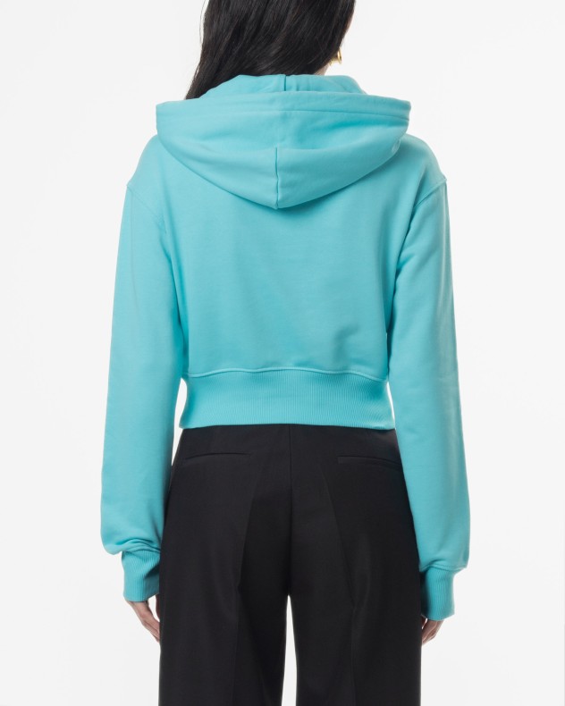 Sudadera cropped Versace Jeans Couture