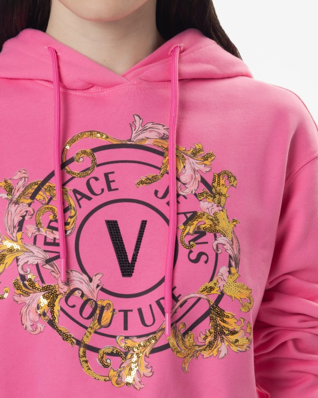 Versace Jeans Couture Cropped Hoodie