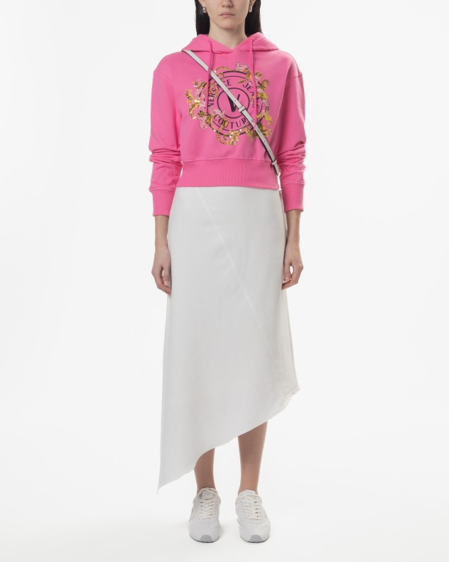 Versace Jeans Couture Cropped Hoodie