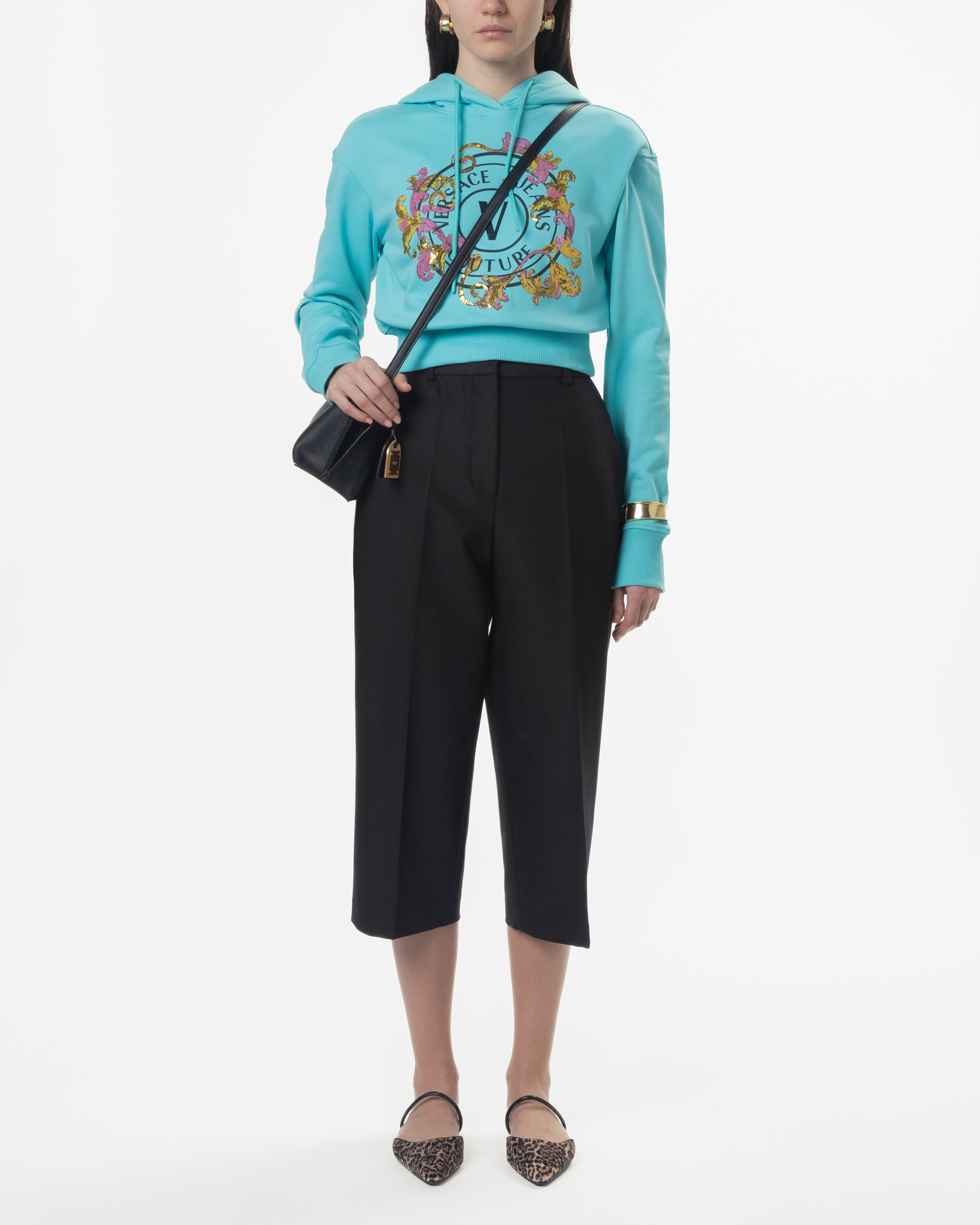 Bijgesneden capuchon Versace Jeans Couture