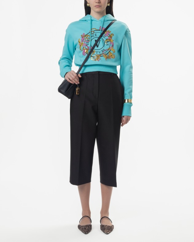 Sudadera cropped Versace Jeans Couture