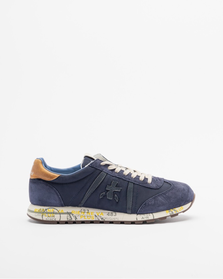 スニーカー PREMIATA Men Sneakers LUCY7252 Blue Premiata LUCY 7252 Blue Sneakers - 340-LU7252-02 - PROF