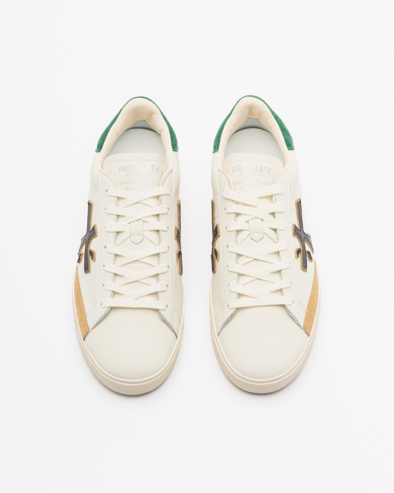 Premiata STEVEN 7284 White White sneakers - 340-ST7284-00 - PROF