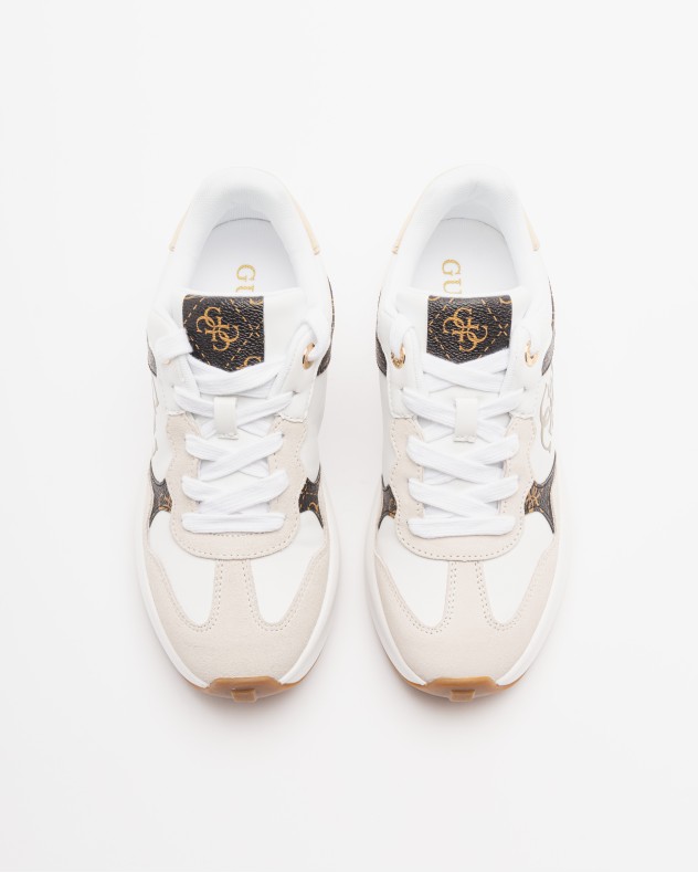 Wei�e Sneakers Guess