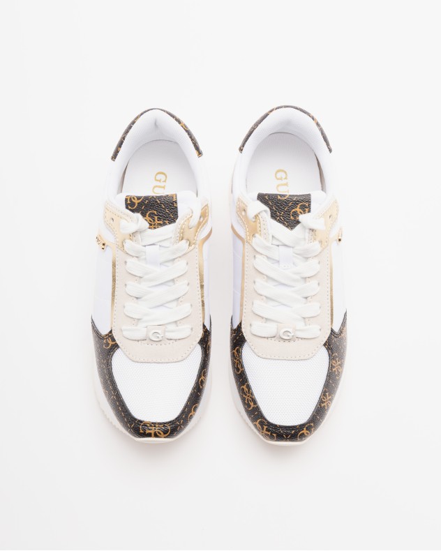 Wei�e Sneakers Guess
