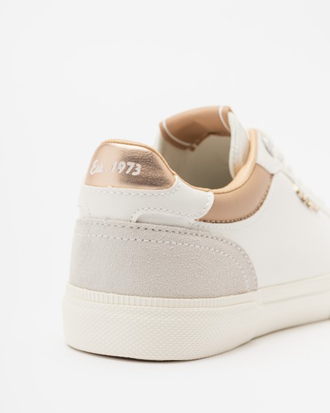 Baskettes blanches Pepe Jeans London