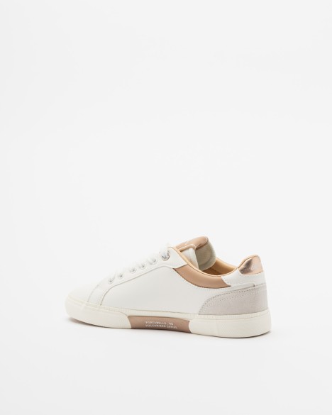 Baskettes blanches Pepe Jeans London