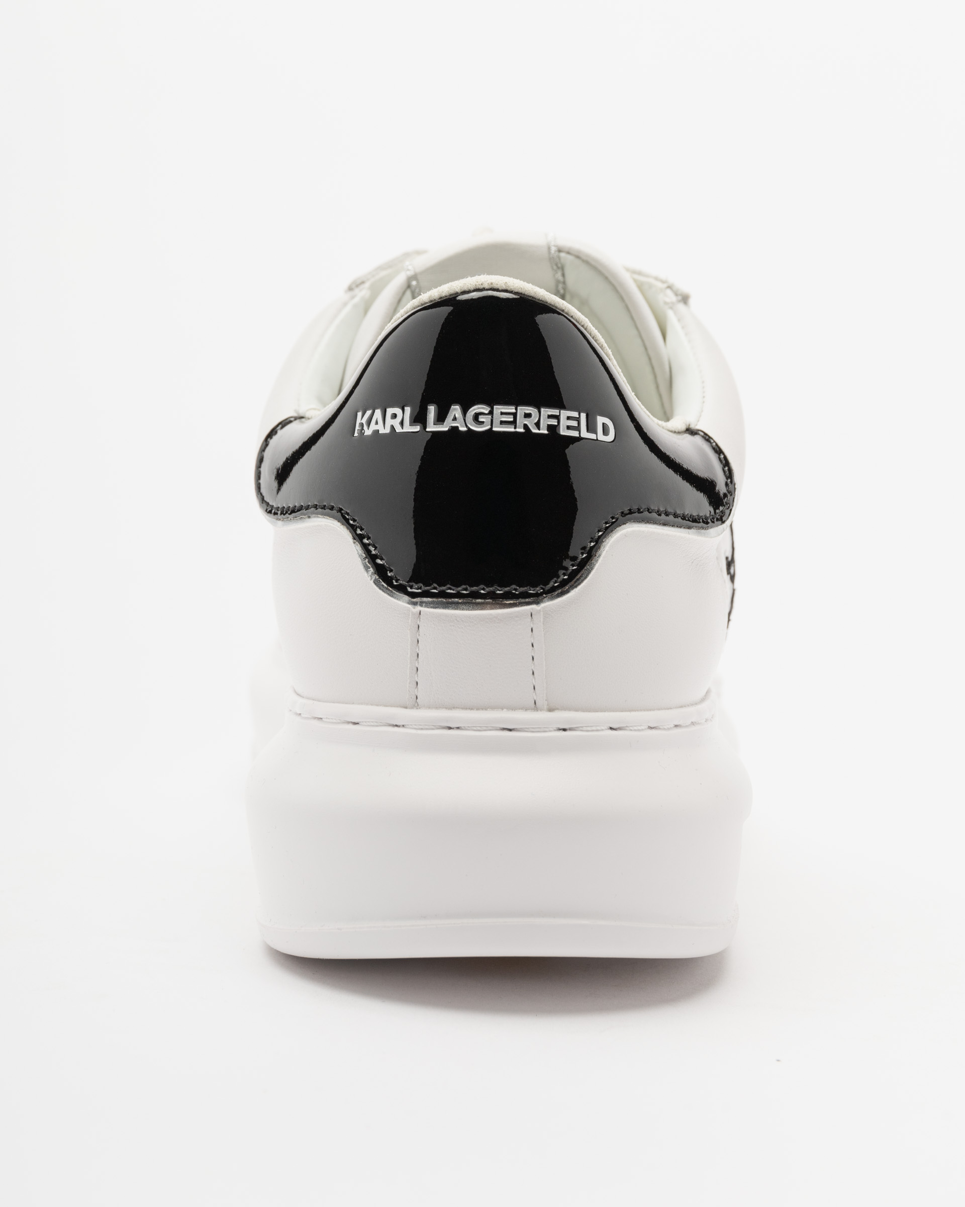 Karl Lagerfeld Kapri Mens Signia Scroll Lo White Sneakers